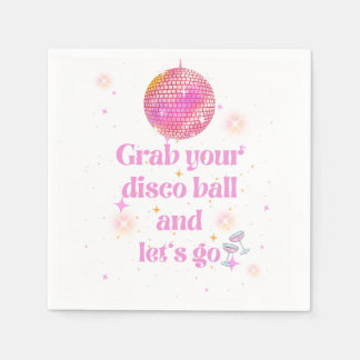 Disco-Party-Cocktailservietten Serviette
