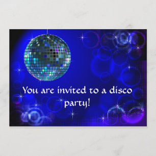 Disco-Party Einladung