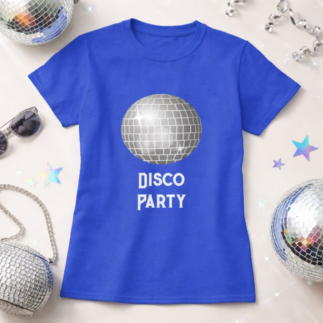 Disco Party Funny Disco T-Shirt (Von Creator hochgeladen)