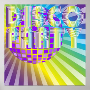 Disco-Party Poster