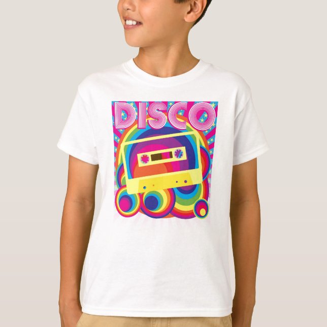 Disco-Party T-Shirt (Vorderseite)