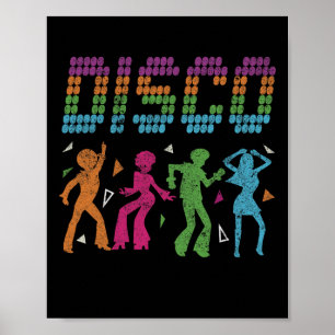 Disco Party Tanzen 70er Art Ristorante da Valentin Poster