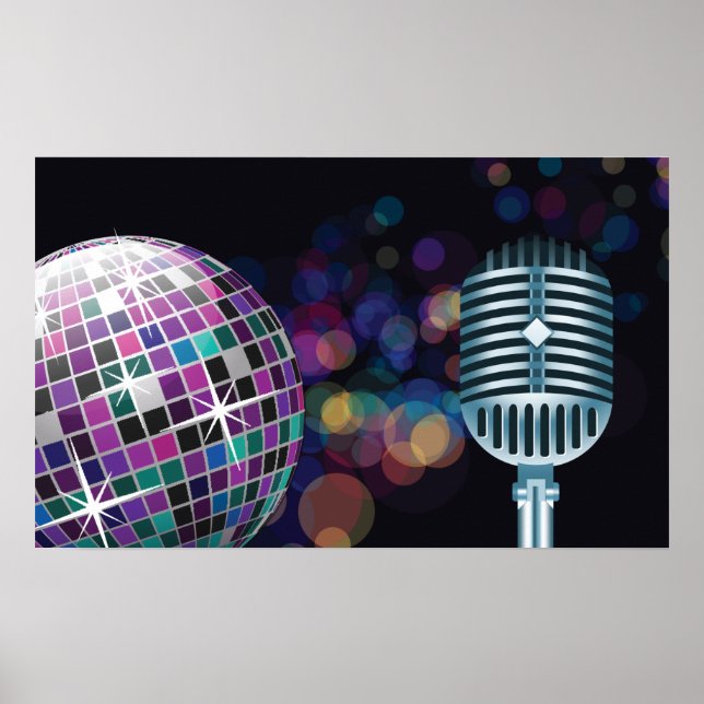 Disco-Performance Poster (Vorne)