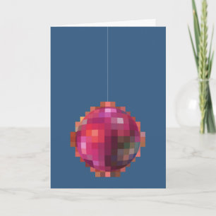 Disco Pixel Xmas Feiertagskarte