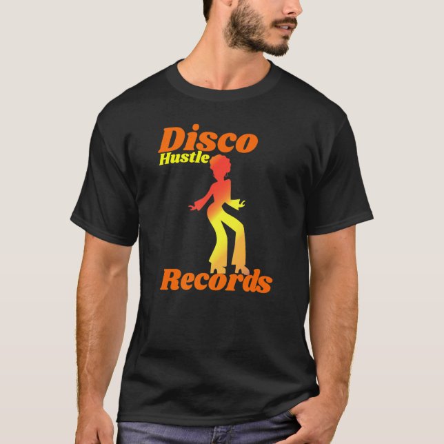 Disco Platten Dance Disco House Boogie Soul Funk 1 T-Shirt (Vorderseite)