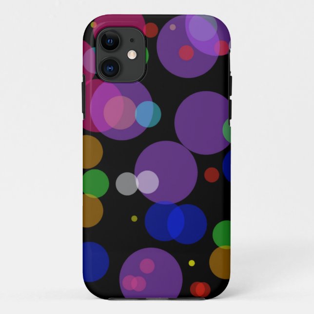 Disco Polka Dots Case-Mate iPhone Hülle (Rückseite)