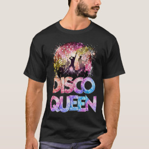 Disco Queen 70's Disco Themed Vintag Seventies T-Shirt