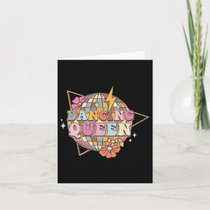 Disco Queen Dance Mama Dancing Queen Vintag Danca Karte