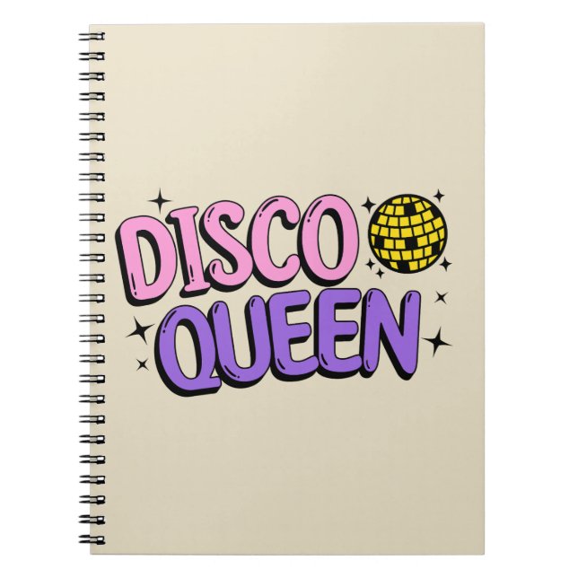 Disco Queen Notizblock (Vorderseite)