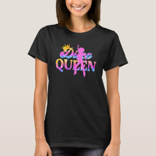 Disco Queen Roller Dancing Outfit 70er Kostüm für T-Shirt
