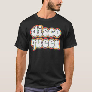 Disco Queen Roller Disco Outfit 70s Costume For Wo T-Shirt