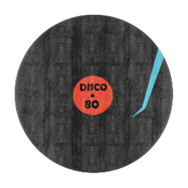 Disco Record Cutting Board Modernes Retro-Design Schneidebrett