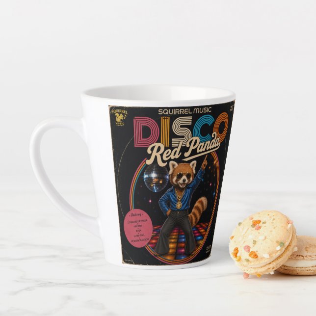 Disco Red Panda Duo Milchtasse (Beispiel)