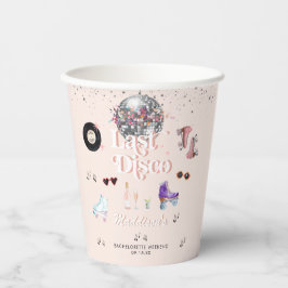 Disco Retro Roller Skaten | Bachelorette Pappbecher