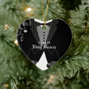 Disco-Ringträger-Hochzeits-Weihnachtsdekoration Keramik Ornament