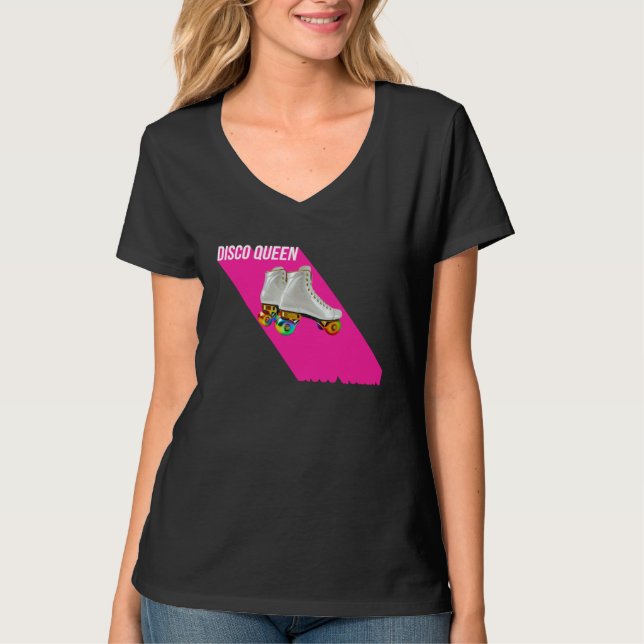 Disco Roller Queen T-Shirt (Vorderseite)