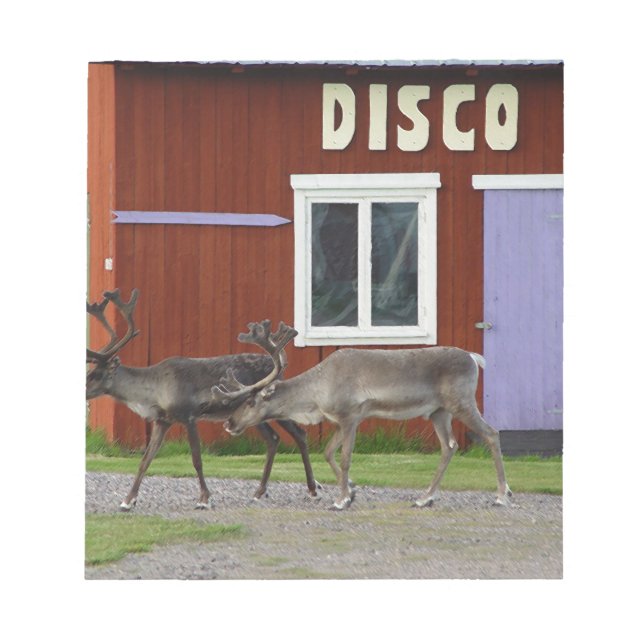 DISCO-ROTWILD NOTIZBLOCK (Vorderseite)