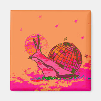 Disco Snail Kühlschrankmagnet Magnet