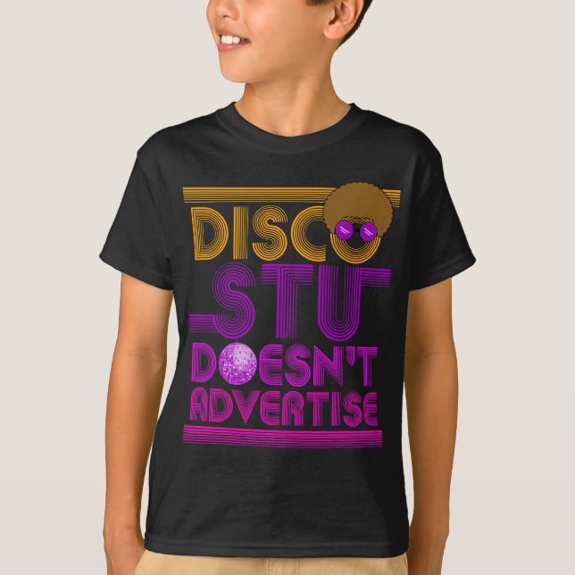 Disco Stu Keine Werbung - Disco T-Shirt (Vorderseite)