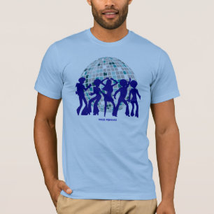 Disco-T-Shirt-Sammlung: Disco-Blau-Ball T-Shirt