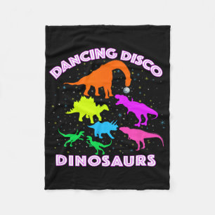 Disco tanzende Dinosaurier beweisen, dass sie ein  Fleecedecke