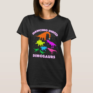 Disco tanzende Dinosaurier beweisen, dass sie ein  T-Shirt