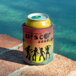 Disco Tanzfläche Retro Multicolor Feier Dosenkühler
