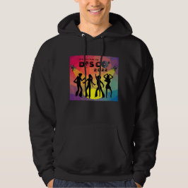 Disco Tanzfläche Retro Multicolor Feier Hoodie