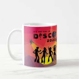 Disco Tanzfläche Retro Multicolor Feier Kaffeetasse