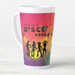 Disco Tanzfläche Retro Multicolor Feier Milchtasse