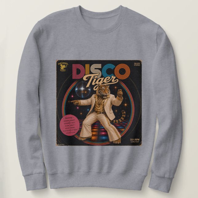 Disco-Tiger-Album Sweatshirt (Design vorne)