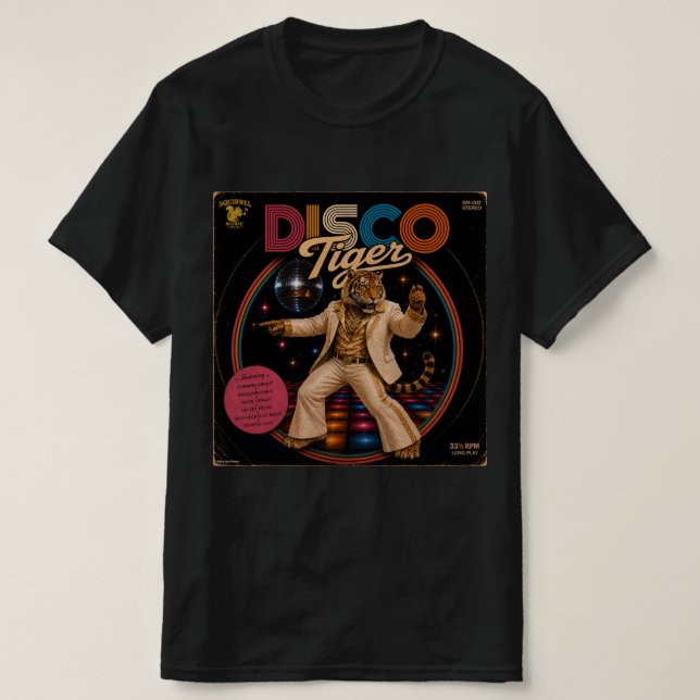 Disco-Tiger-Album T-Shirt (Design vorne)