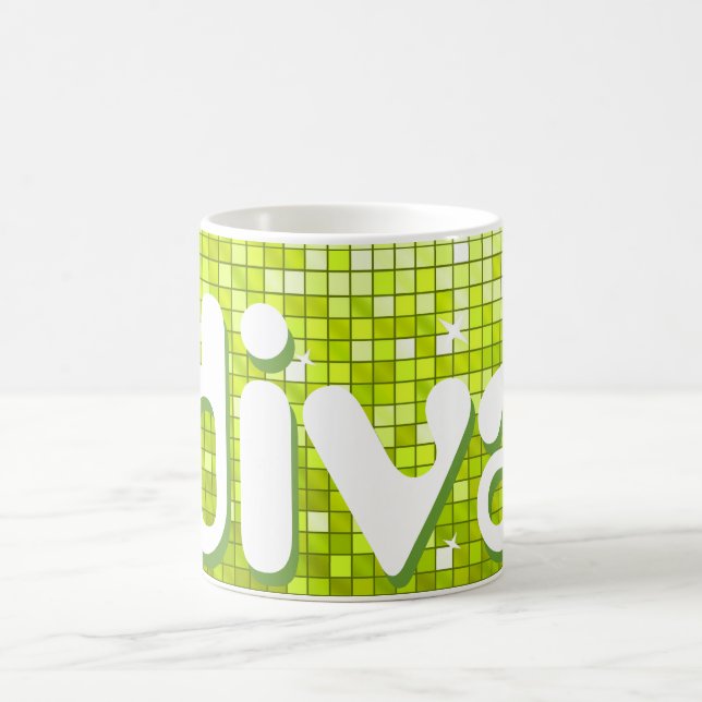 Disco Tiles Limone "diva" Tasse (Mittel)