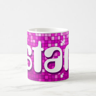 Disco Tiles Pink Tasse