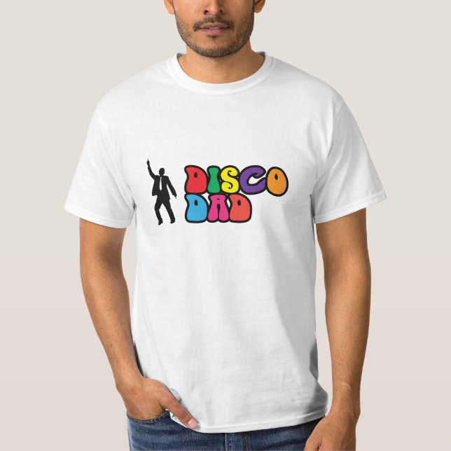 Disco Vater - Ein psychedelisches Geschenk für Vat T-Shirt (Vorderseite)