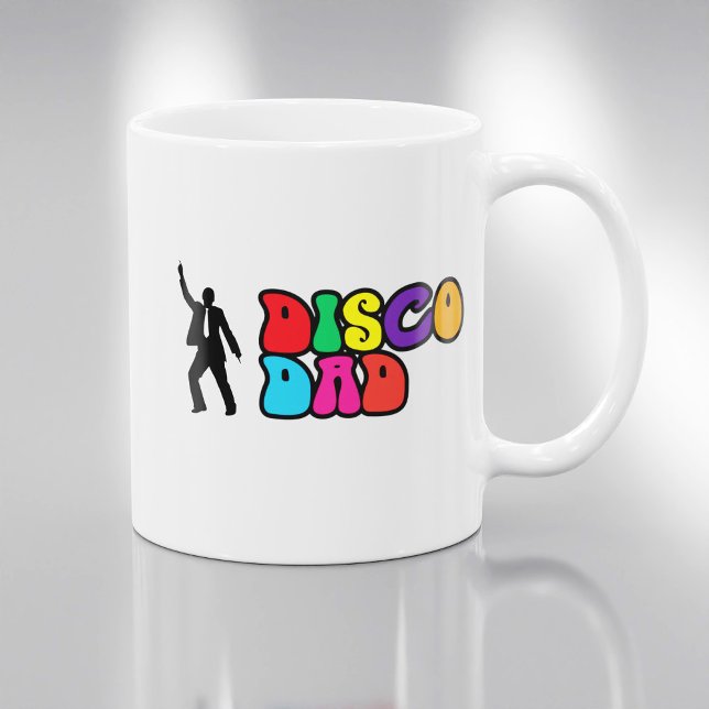 Disco Vater - Ein Retro-70er-Geschenk für Vater Kaffeetasse (Von Creator hochgeladen)