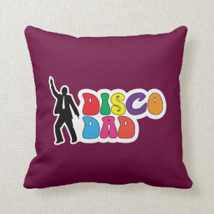 Disco Vater Throw Kissen - Funny Vatertag Geschenk