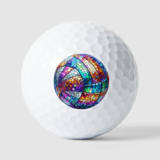 Disco Volleyball Golf Balls Golfball (Vorderseite)