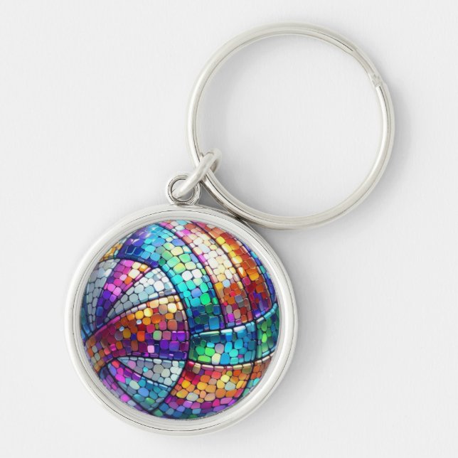 Disco Volleyball Schlüsselanhänger (Vorne)