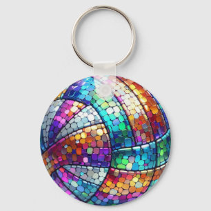 Disco Volleyball Schlüsselanhänger