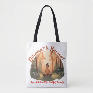 Disconnect to reconnect forest meditation art