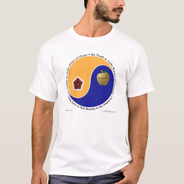 Discordian Chao (weiße/natürliche Shirts) T-Shirt (Vorderseite)