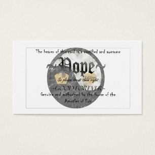 Discordian Papst Cards