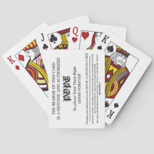Discordian Pope Card Playing Cards Spielkarten