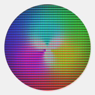 DiscoTech 5 Runder Aufkleber