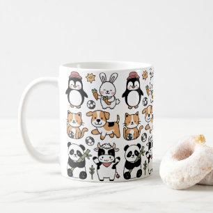 **Discover Our Coffee Mug with Smiling Animals!** Kaffeetasse