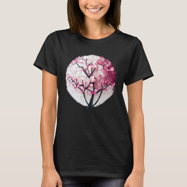 Discover the Serenity of Spring with a Cherry Blos T-Shirt (Vorderseite)