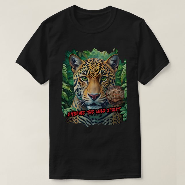 Discover the untamed beauty within. T-Shirt (Design vorne)