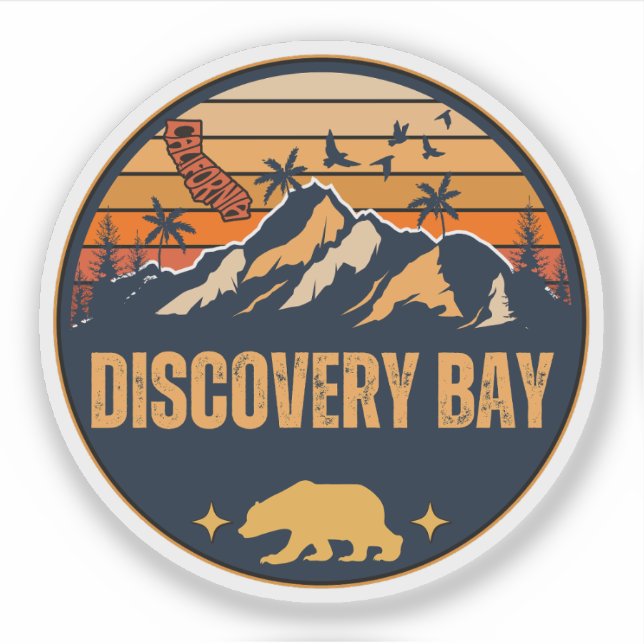 Discovery Bay, Kalifornien Aufkleber (Vorderseite)