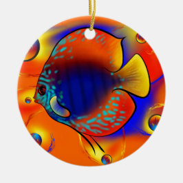 Discuremia V1 - abstrakte digitale Grafik Keramikornament